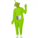 Teletubbies Dipsy Costume – Green Teletubby Fancy Dress for Kids & Adults