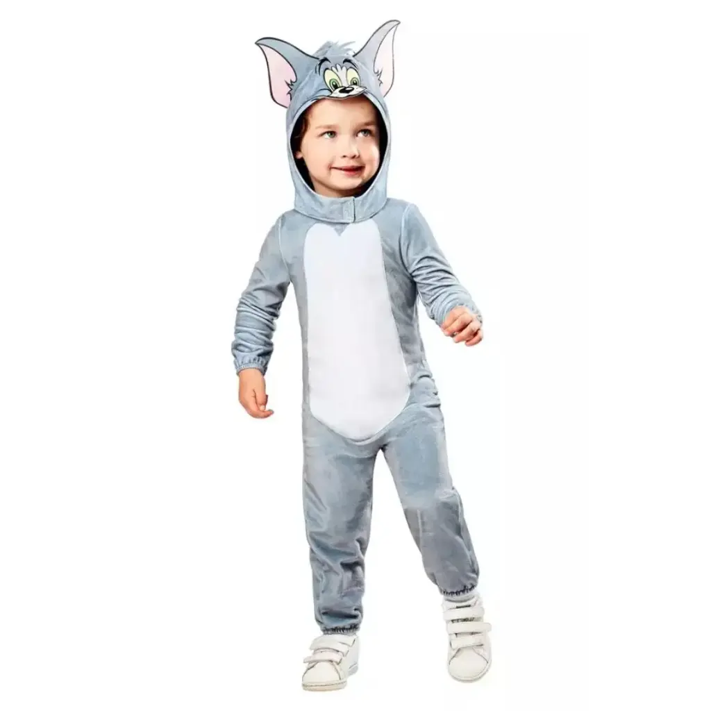 Tom Costume – Classic Cartoon Cat Fancy Dress for Kids & Adults