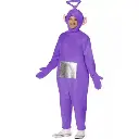 Tele Tubies Tinky Winky Costume – Purple Teletubby Fancy Dress for Kids & Adults
