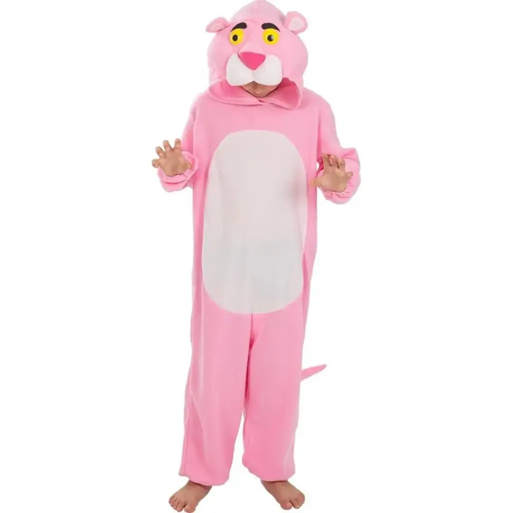 Pink Panther Costume – Classic Cartoon Character Fancy Dress for Kids & Adults