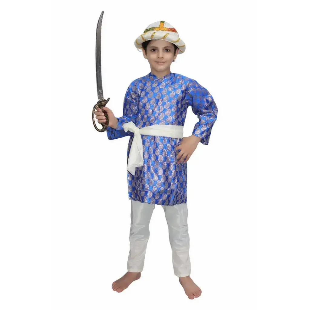 Tipu Sultan Costume – Historical Mysore King Fancy Dress for Kids & Adults