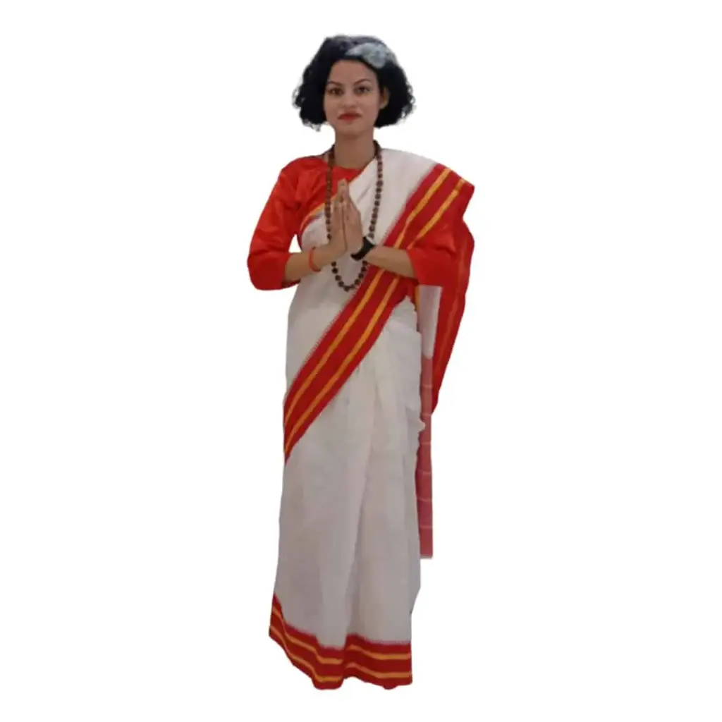 Indira Gandhi Costume – Historical Leader Fancy Dress for Kids & Adults