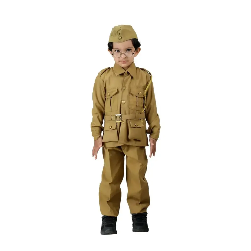 Subhash Chandra Bose Costume Rental – Freedom Fighter Fancy Dress