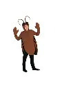 Cockroach Costume – Creepy Crawly Fancy Dress for Kids & Adults