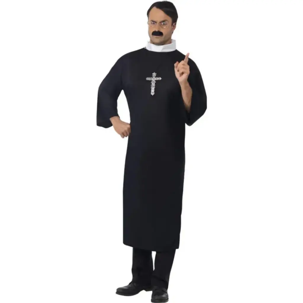 Black Priest Costume Rental for Kids & adults– Clergy Fancy Dress