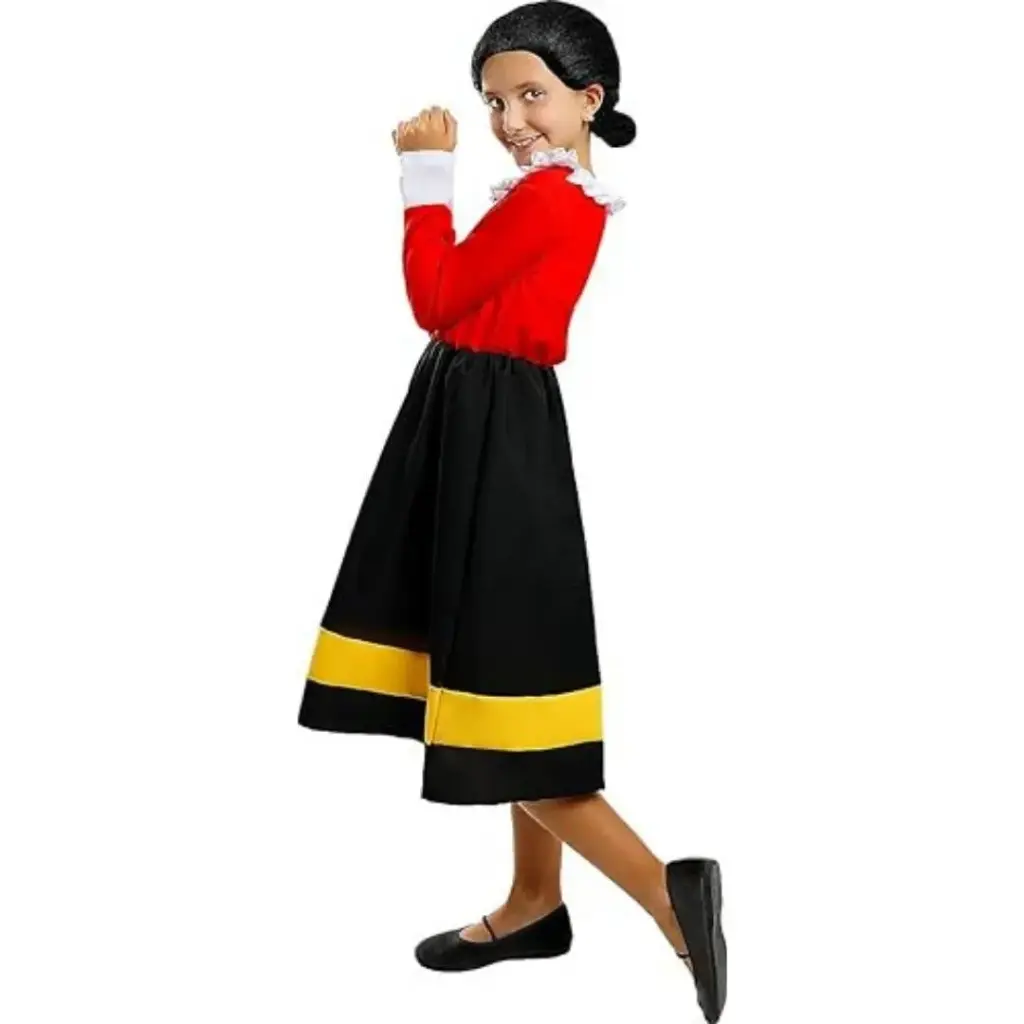 Popeye Olive Oyl Costume – Classic Cartoon Character Fancy Dress