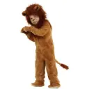 Kids Lion Costume for kids & adults– Fancy Dress Jumpsuit with Mane