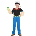 Popeye Costume Rental – Classic Sailor Man Fancy Dress