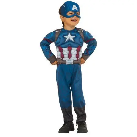 Captain America Costume for Kids & adults– Patriotic Superhero Fancy Dress