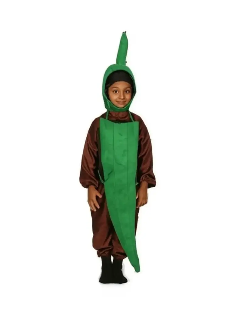 Ladies Finger Costume – Fun Vegetable Dress-Up for Kids & Adults