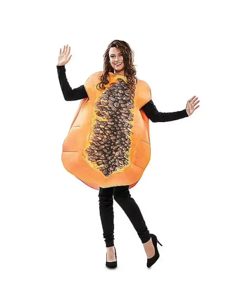 Papaya Costume – Tropical Fruit Dress-Up for Kids & Adults
