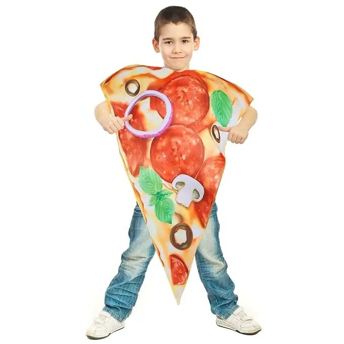 Pizza Costume for Kids & Adults – Fun Food Fancy Dress Outfit
