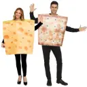Cheese & Crackers Costume for Kids & Adults – Fun Snack Fancy Dress Outfit