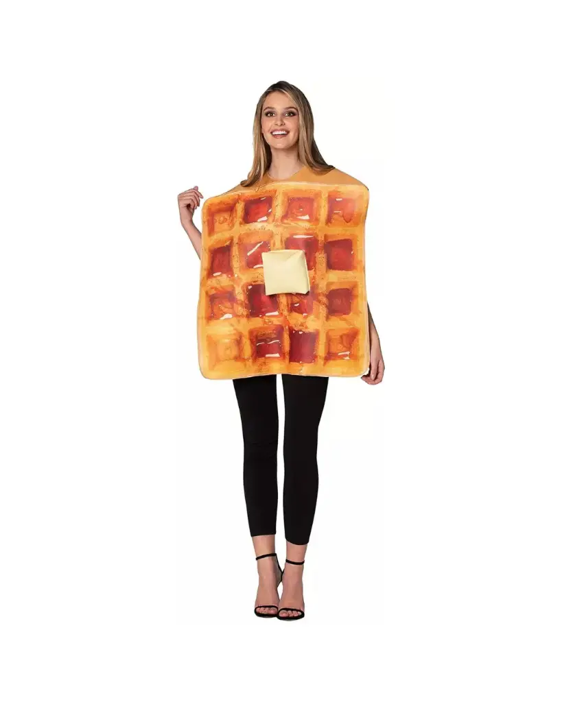 Waffles Costume for Kids & Adults – Sweet & Fun Breakfast-Themed Fancy Dress Outfit