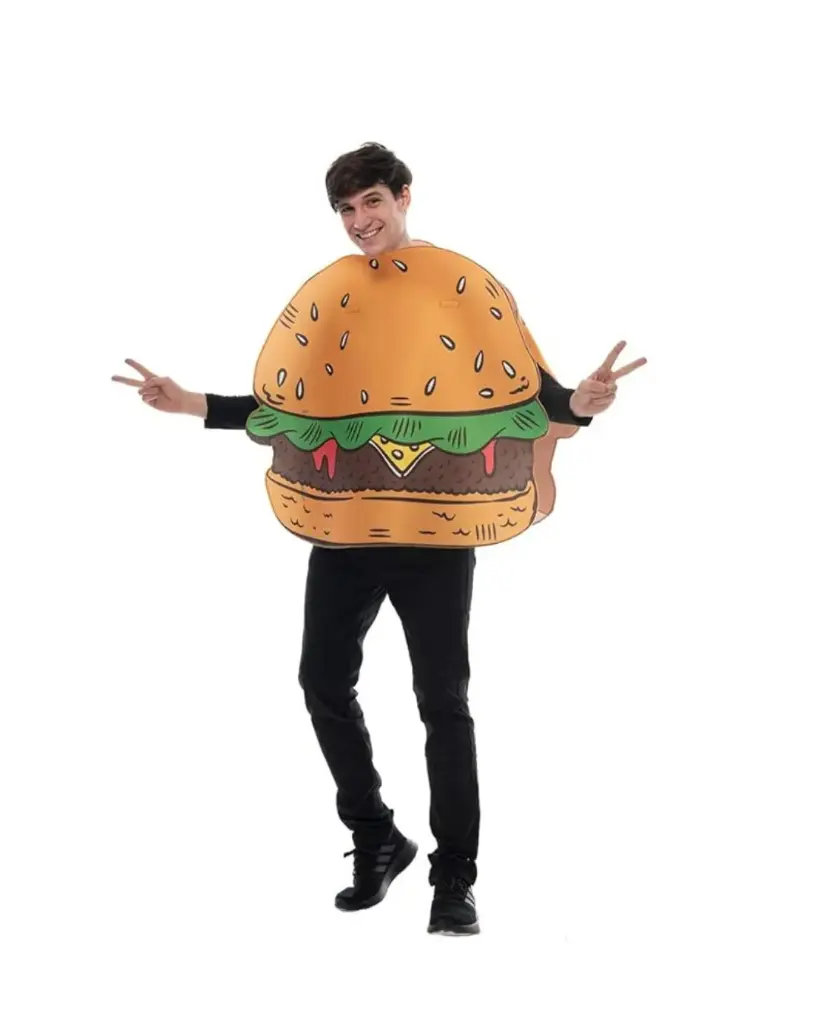 Burger Costume Rental– Fun & Delicious Fancy Dress Outfit