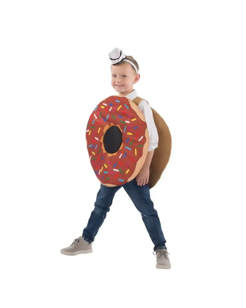 Donut Costume Rental – Fleece Food-Themed Fancy Dress