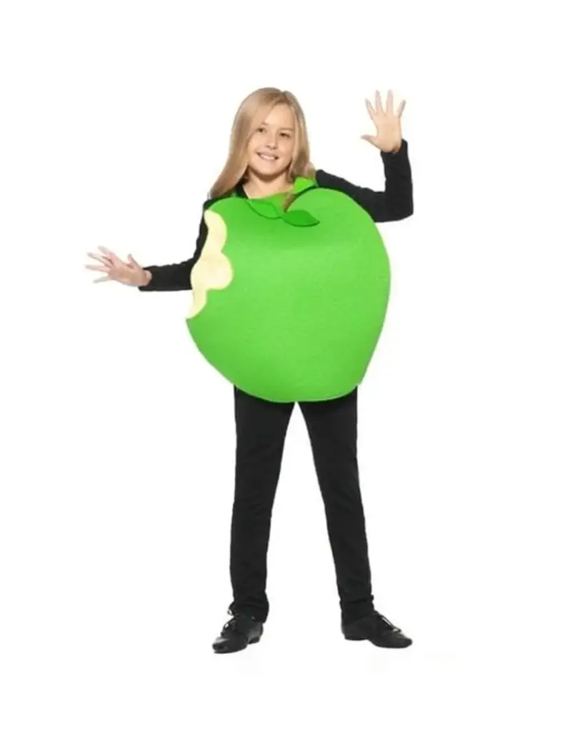 Green Apple Costume – Fun Fruit Fancy Dress for Kids & Adults