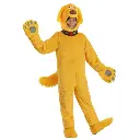 Multi-Color Dog Costume for Rental– Playful Faux-Fur Jumpsuit