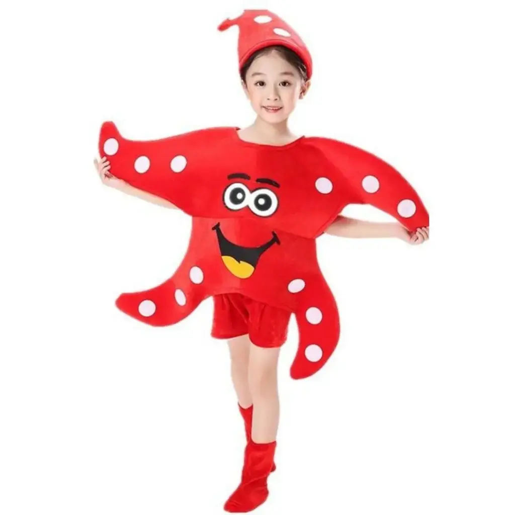 Multi-Color Starfish Costume Rental for Kids & adults – Bright & Oceanic Dress-Up
