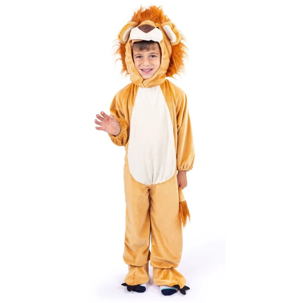 Golden Brown Lion Costume Rental for Kids & adults – Cozy Wild Cat Outfit