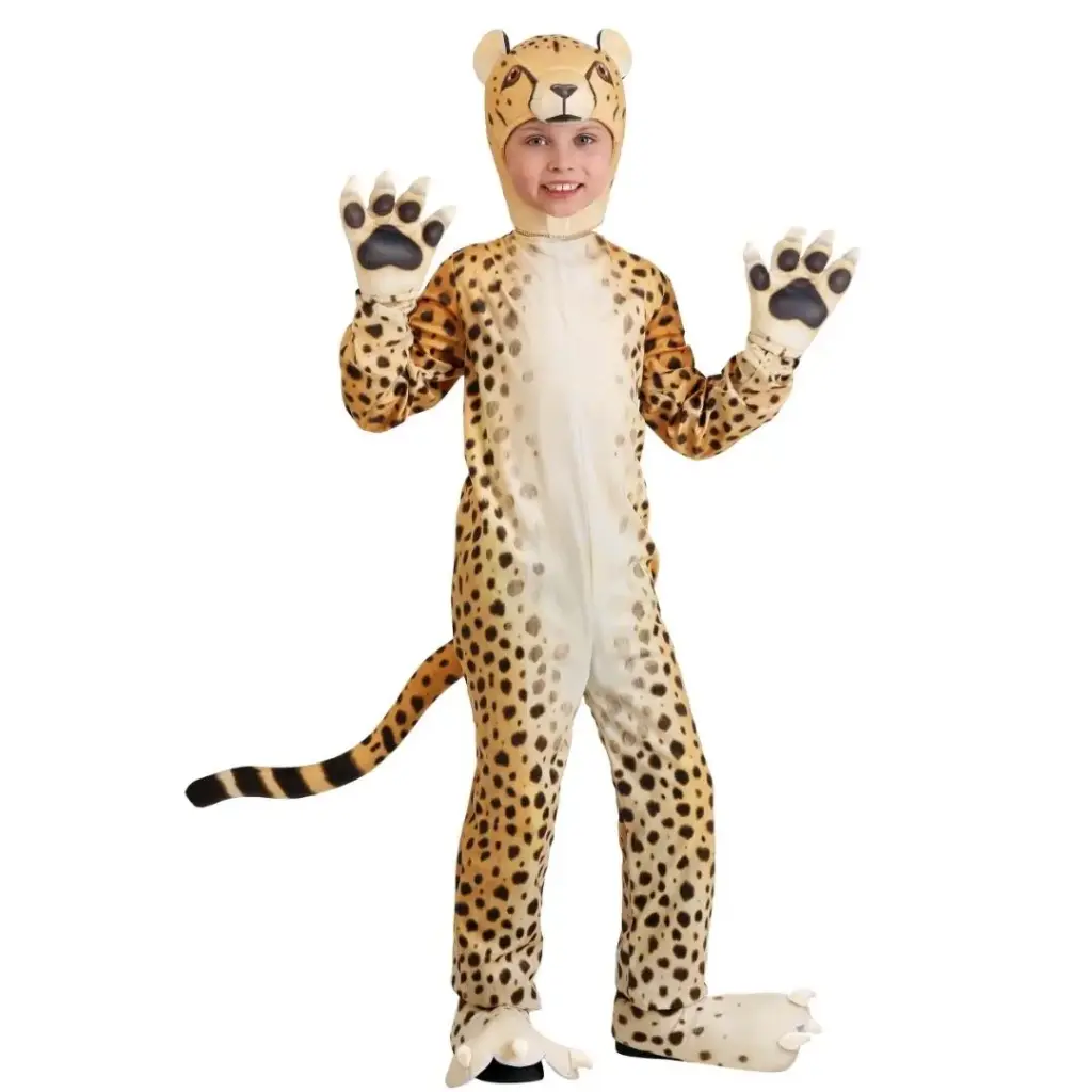 Cheetah Spots Costume Rental for Kids & adults– Spotted Animal Outfit