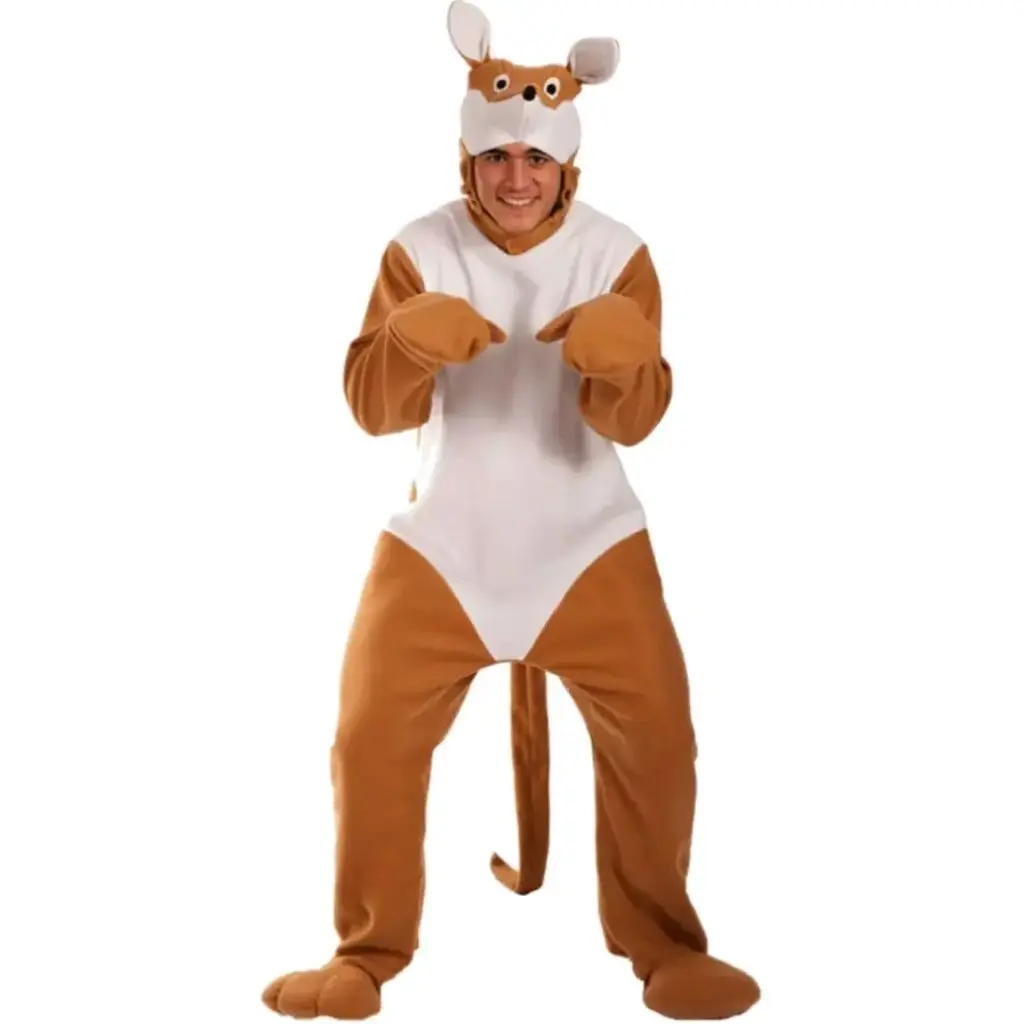 Brown Kangaroo Costume Rental for Kids & adults – Plush Animal Outfit