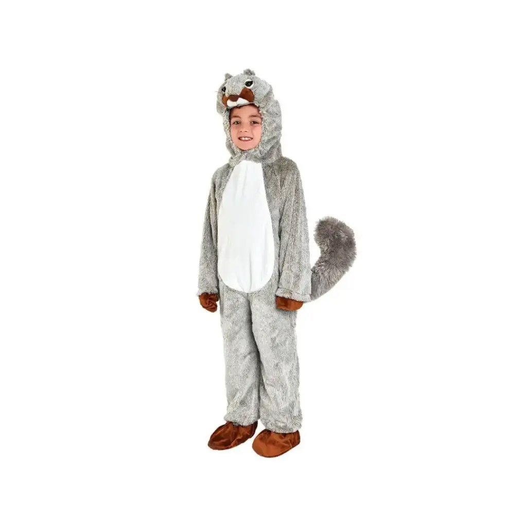 Squirrel Costume Rental for Kids & adults– Soft & Cozy Jumpsuit