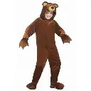 Bear Costume for Rent – Plush Faux Fur Jumpsuit