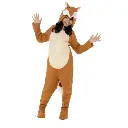 Golden Brown Fox Costume Rental – Plush Spotted Animal Outfit