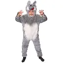 Wolf Costume Rental – Spotted Plush Outfit for Kids & Adults