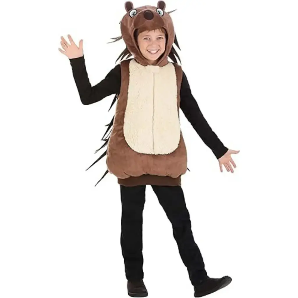 Black Porcupine Costume Rental for Kids & adults – Plush Woodland Animal Outfit