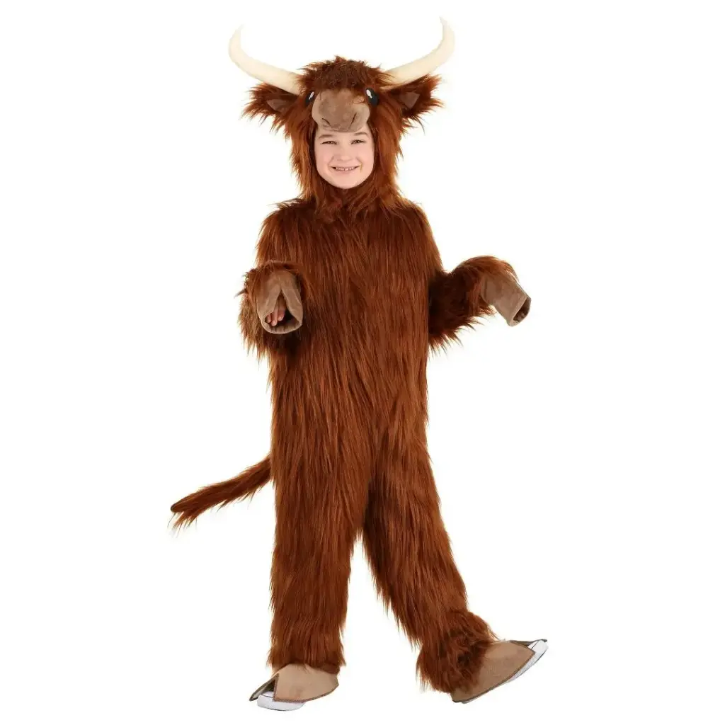 Highland Cow Costume Rental for Kids & adults – Farm Animal Fancy Dress