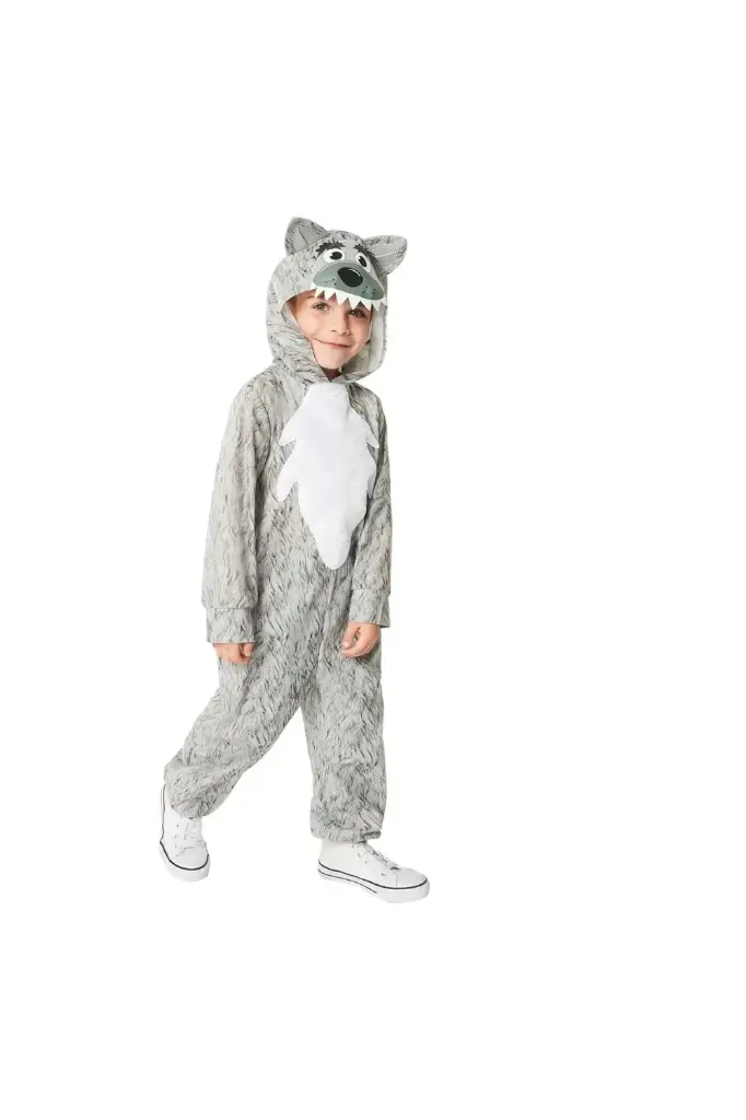 Grey Wolf Costume Rental for Kids & adults– Fierce & Fun Animal Fancy Dress