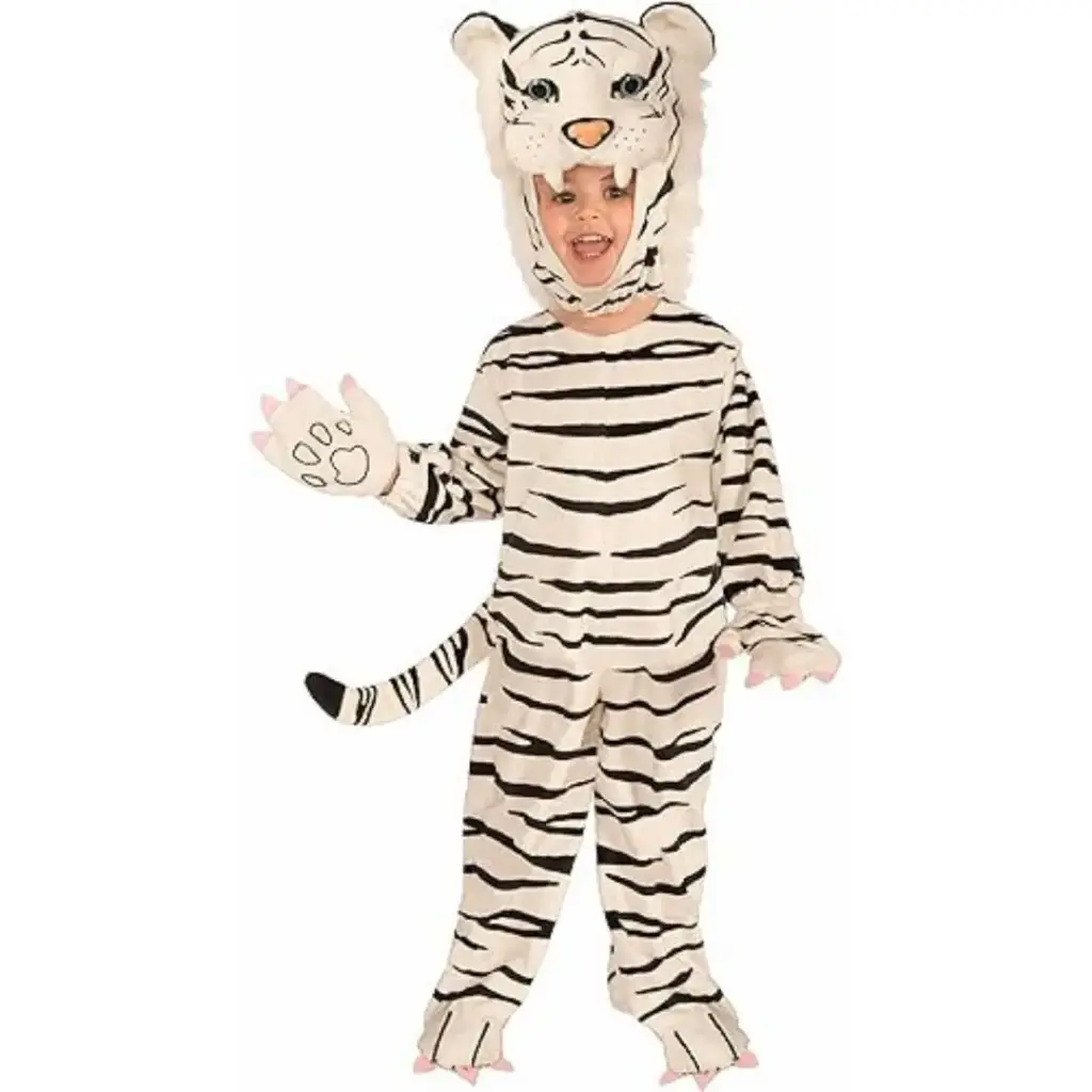 White Tiger Costume for Kids & adults– Fierce & Fluffy Dress-Up