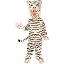White Tiger Costume for Kids & adults– Fierce & Fluffy Dress-Up
