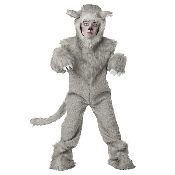 White Wolf Costume for Kids & adults– Fierce Arctic Dress-Up