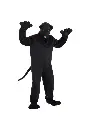 Black Panther Costume for Kids & adults– Faux Fur Suit with Moveable Jaw