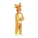 Giraffee Costume – Hooded Jumpsuit with Tail & Mask, Full Front Zipper