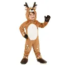 Brown Deer Costume for Kids & adults– Plush Animal Jumpsuit