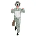 Wolf Costume for Kids & Adults – Plush Animal Fancy Dress