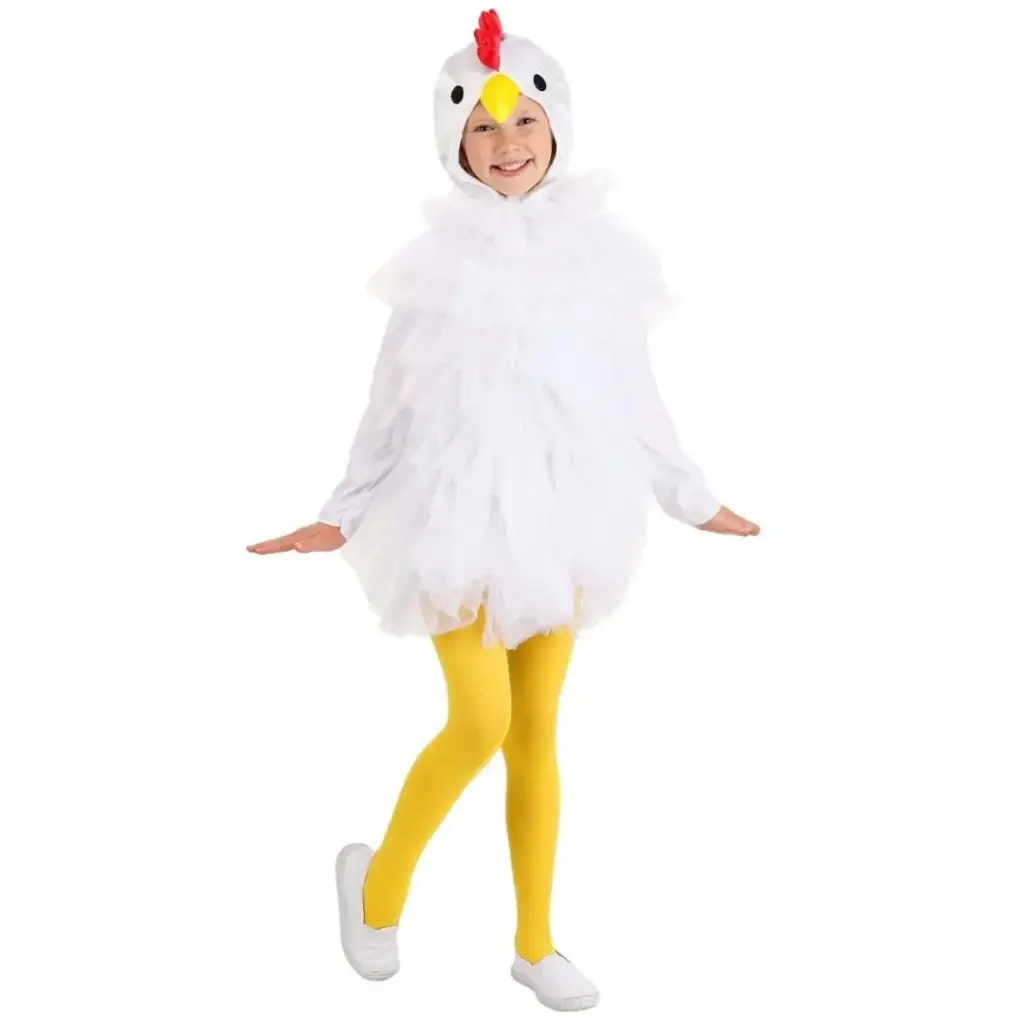White Chick Costume Rental for Kids & adults– Adorable Fancy Dress
