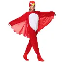 Red Bird Costume Rental for Kids & adults– Vibrant Bird Fancy Dress
