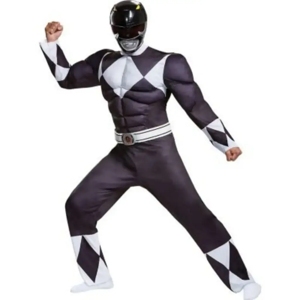Black Ranger Costume Rental for Kids & adults – Stealthy Superhero Outfit