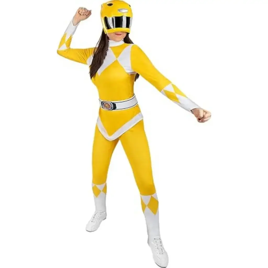 Yellow Ranger Costume Rental for Kids & adults– Bold Superhero Fancy Dress