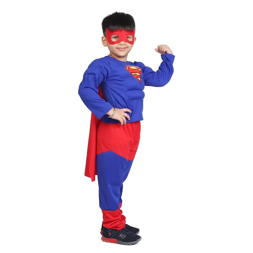 Superman Costume for Kids & adults– Classic Superhero Fancy Dress