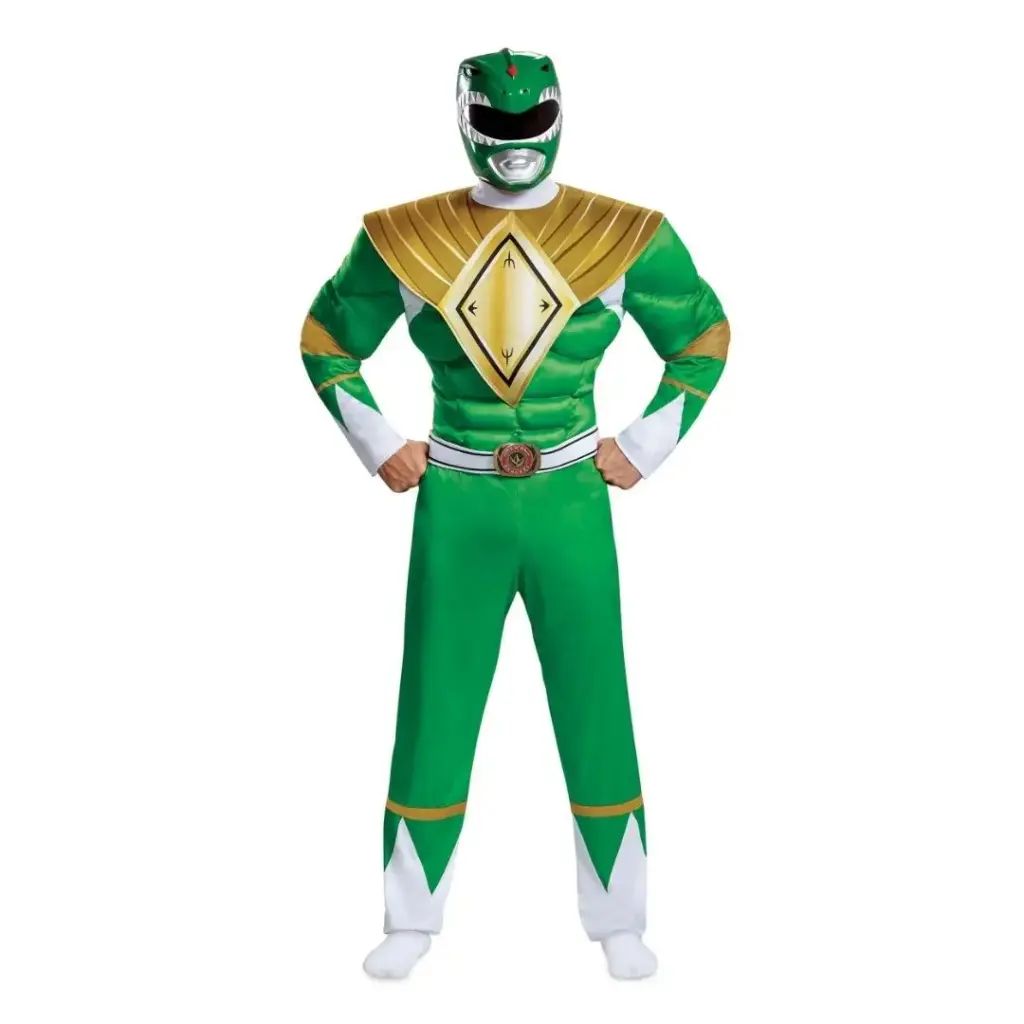 Green Ranger Costume for Kids & adults– Power-Ranger Fancy Dress