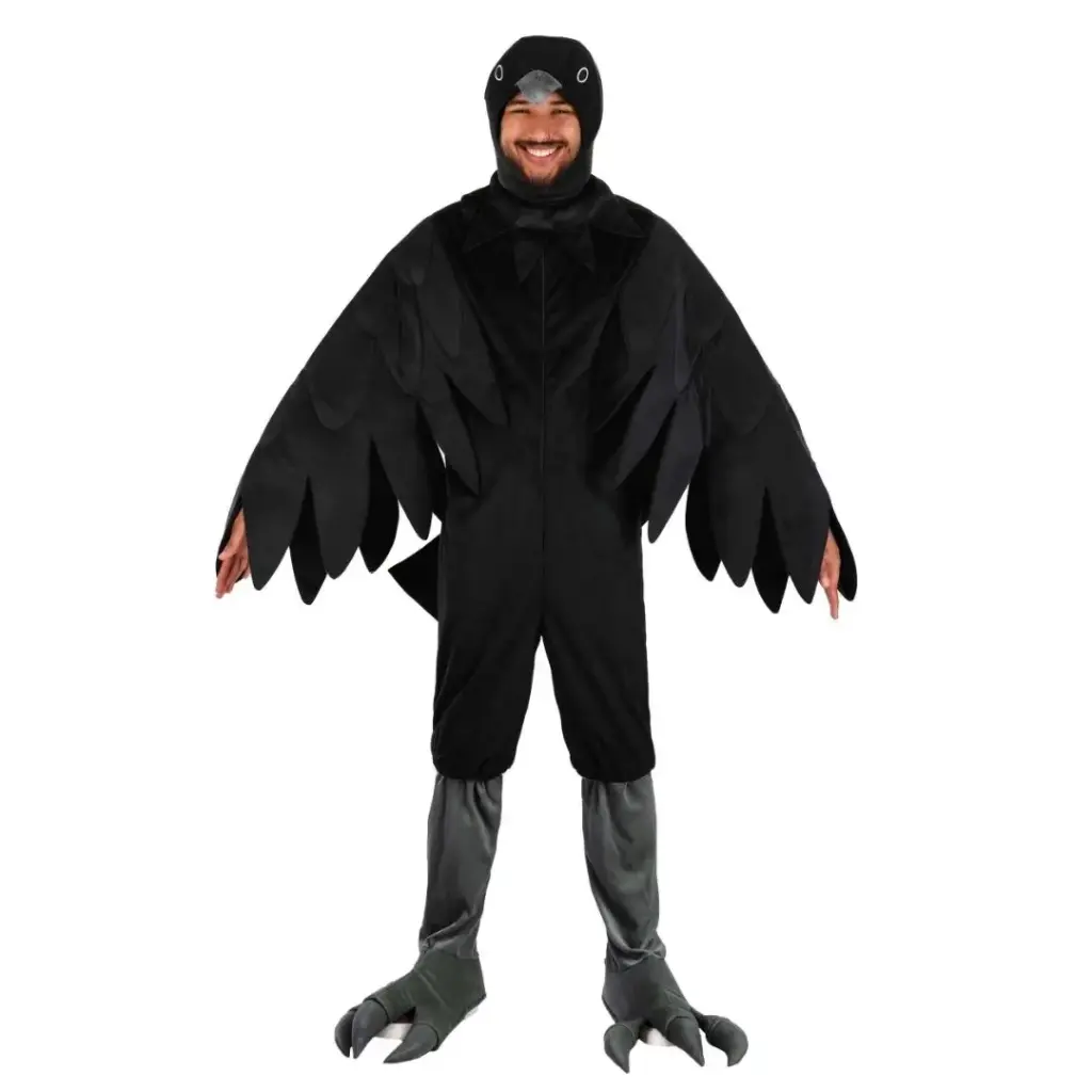 Black Crow Costume for Kids & adults– Dark & Elegant Bird Fancy Dress