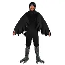 Black Crow Costume for Kids & adults– Dark & Elegant Bird Fancy Dress
