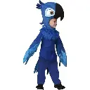 Rio Blue Bird Costume for Kids & adults– Colourful Feathered Fancy Dress