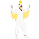 White Cocktail Bird Costume for Kids & adults– Elegant & Feathered Fancy Dress